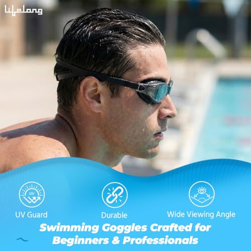 Lifelong Swimming Goggles for Unisex