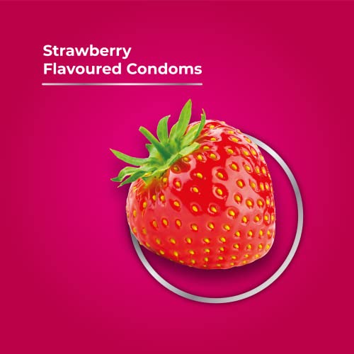 Skore Strawberry Flavored Monthly Pack Condoms, 10s (Pack of 3) - Image 3