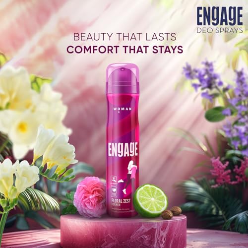 Engage Floral Zest Deodorant Spray