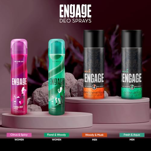 Engage Floral Zest Deodorant Spray
