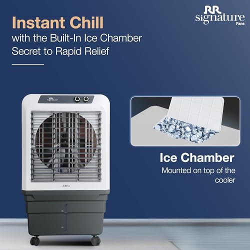 RR Signature Zello HC 70 LTR | Desert Air Cooler with High Air Delivery | Honeycomb Pads | 4-Way Air Deflection | Vertical Auto Swing | Castor Wheels | Inverter Compatibility |1 Year Warranty by RR - Image 7