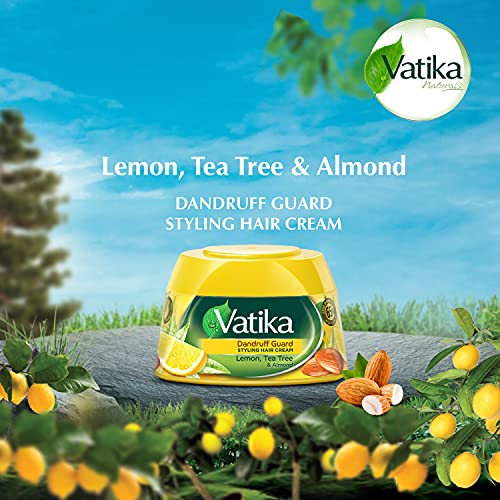 DABUR Vatika Naturals Dandruff Guard Styling Hair Cream 140 ml - Image 4