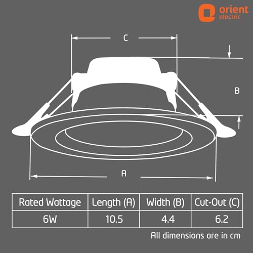 Orient Electric Moonlite 6W LED