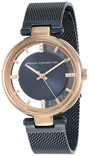 French Connection Analog Blue Dial Women's Watch-FC148URGM