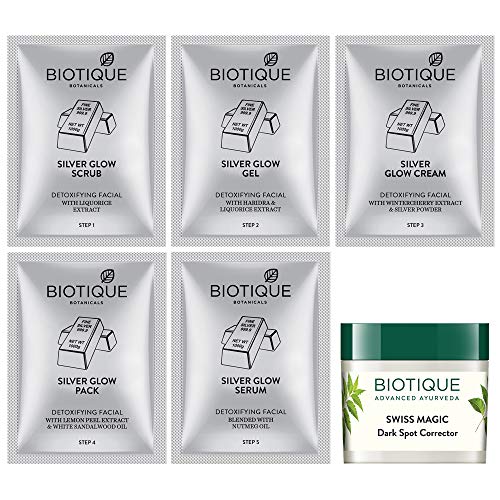 Biotique Bio Silver Facial Kit, 65g - Image 5