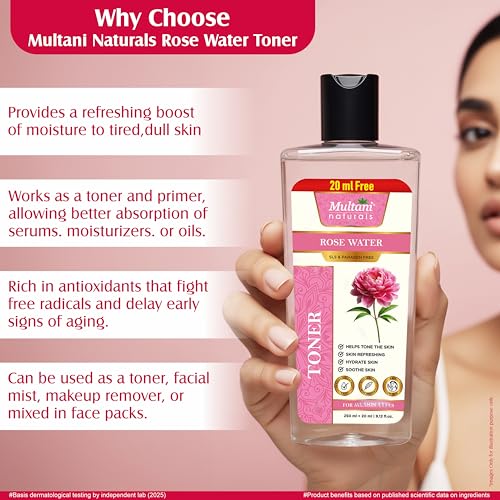 Multani Naturals Rose Water Face