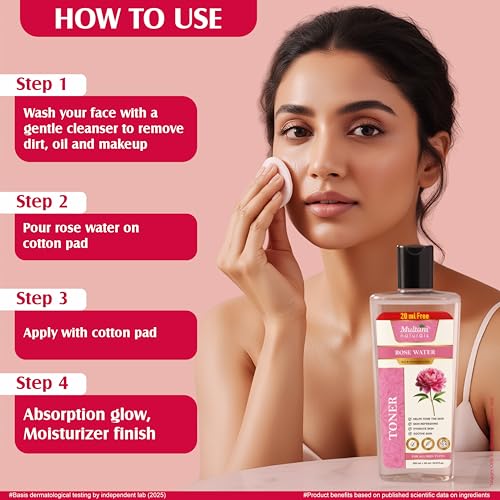 Multani Naturals Rose Water Face