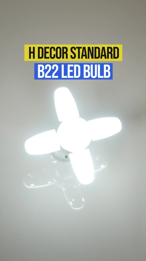 H Decor 28 W Basic Standard B22 LED Bulb (White) - Image 2