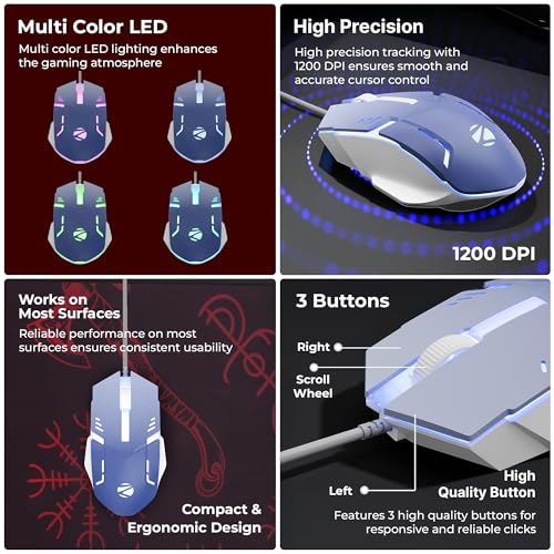 Zebronics Wired Keyboard & Mouse