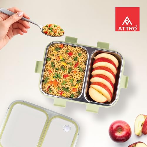 ATTRO Duo Meal Stainless Steel