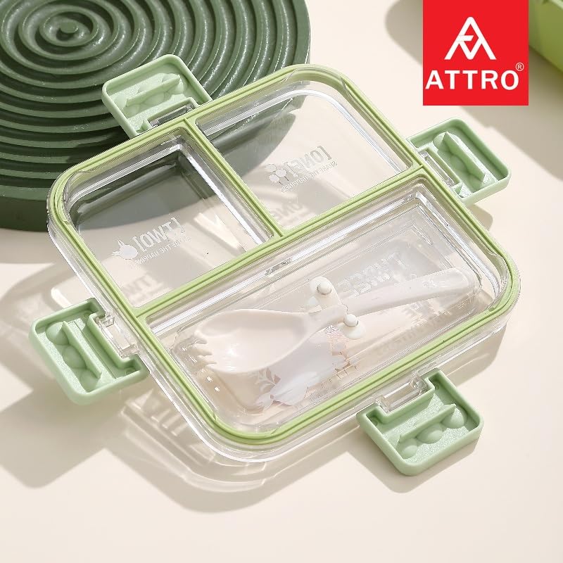 ATTRO Tasty Bite 3 Compartment