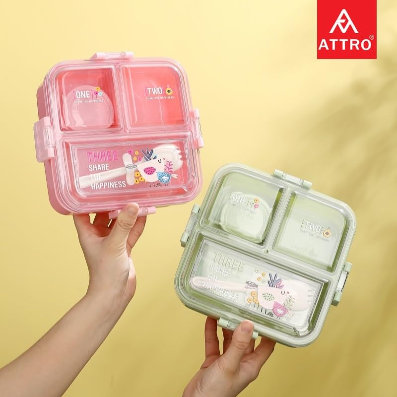 ATTRO Tasty Bite 3 Compartment