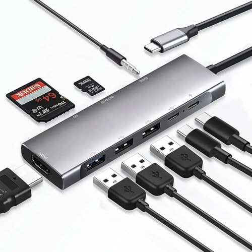 Technoview USB-C Hub Dock 9-in-1