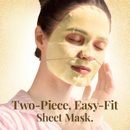 Everyuth Naturals Golden Glow 24K Gold Sheet Mask Pack of 3 - Image 3