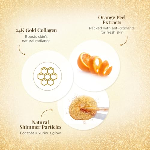 Everyuth Naturals Golden Glow 24K Gold Sheet Mask Pack of 3 - Image 4