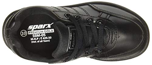 Sparx Kid's Black School Shoes-10 (SSM010K) - Image 5