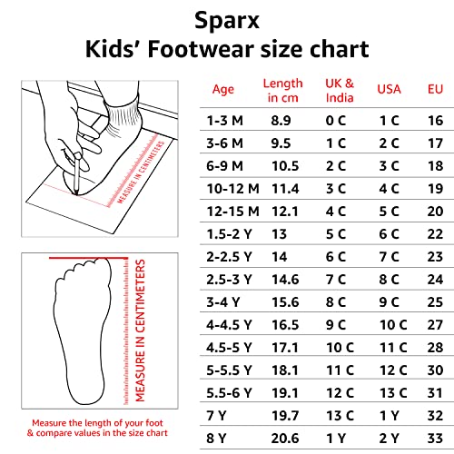 Sparx Kid's Black School Shoes-10 (SSM010K) - Image 7