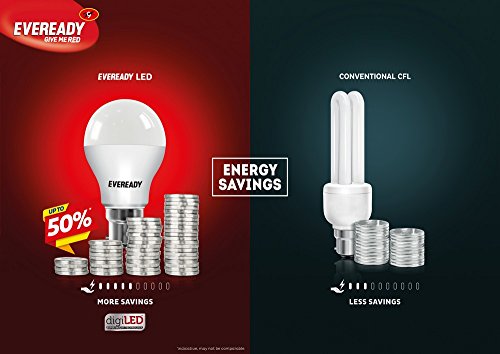 Eveready Base B22D 7-Watt LED Bulb (Cool Day Light) - Image 3