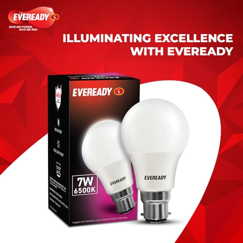 Eveready Base B22D 7-Watt LED Bulb (Cool Day Light) - Image 4