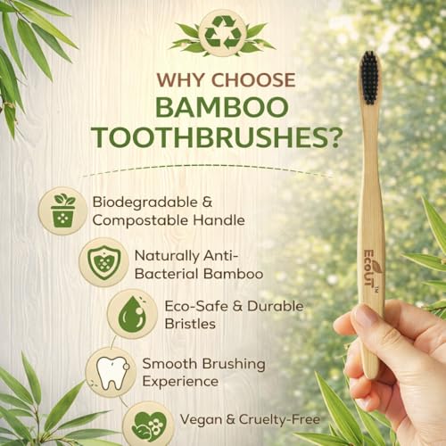EcoUT Organic Bamboo Toothbrush