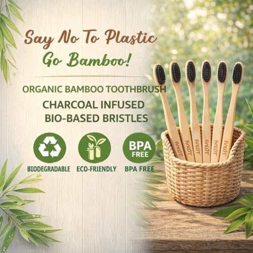 EcoUT Organic Bamboo Toothbrush