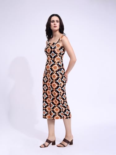 PURVAJA Women’s Bodycon Midi Dress - Image 2