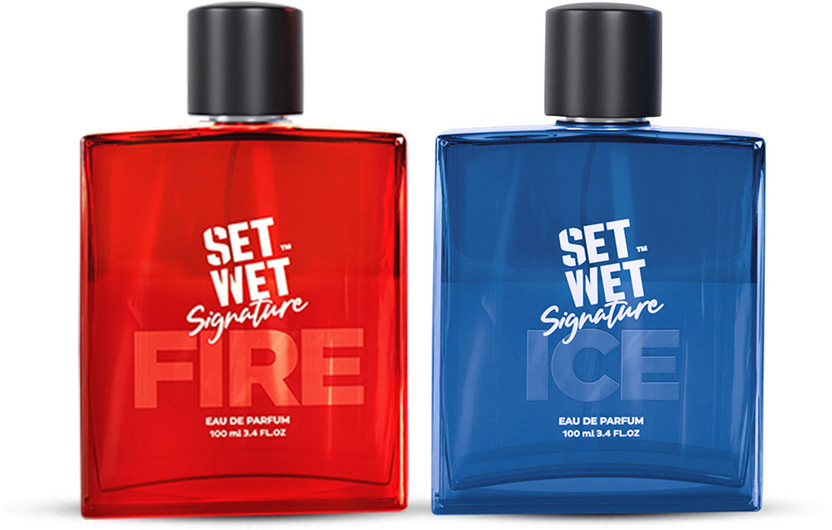 SET WET Fire & Ice Perfume for Men, Woody & Citrusy Long Lasting ...more
