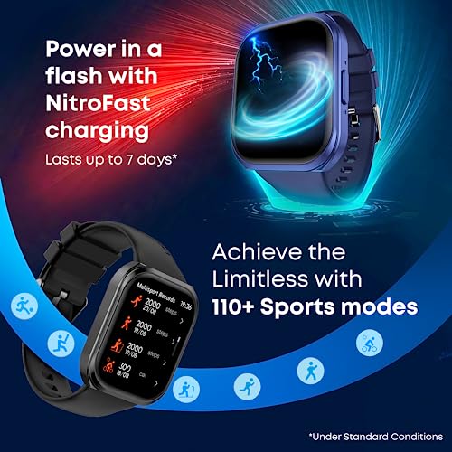 Fastrack Limitless Fs1+ Smartwatch| 2.01"