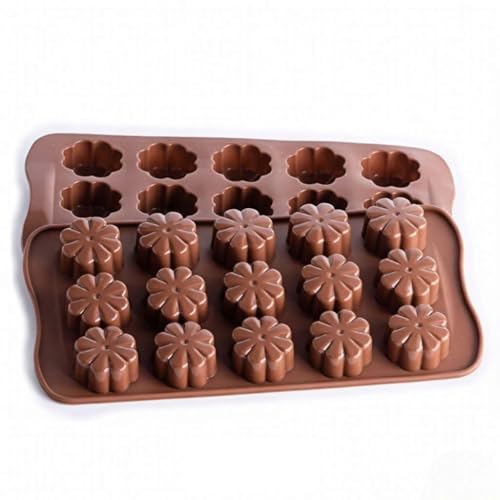 ARTO 15-Cavity Flower Silicone Chocolate
