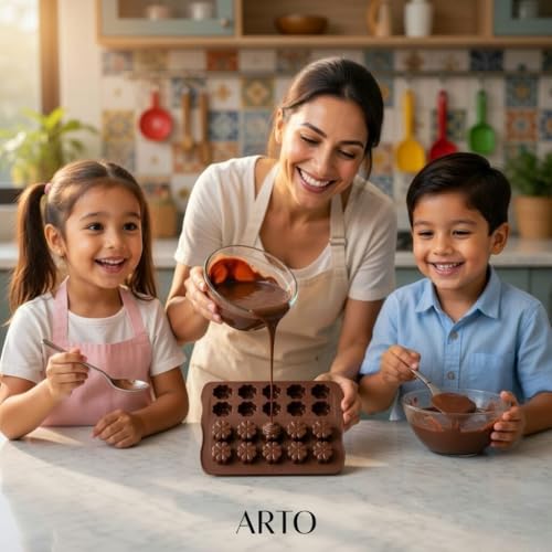 ARTO 15-Cavity Flower Silicone Chocolate