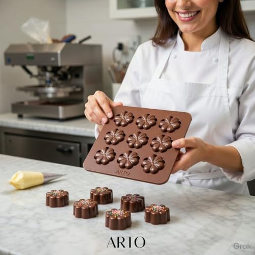 ARTO 15-Cavity Flower Silicone Chocolate