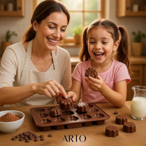 ARTO 15-Cavity Flower Silicone Chocolate