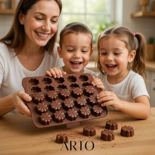 ARTO 15-Cavity Flower Silicone Chocolate