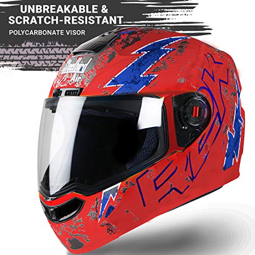 Steelbird SBA-1 R2K Live ISI Certified Full Face Graphic Helmet - Image 6