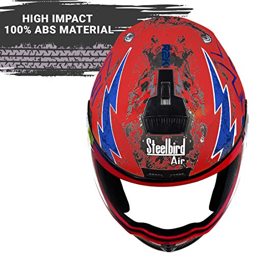Steelbird SBA-1 R2K Live ISI Certified Full Face Graphic Helmet - Image 7