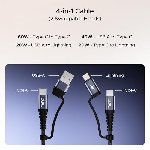 boAt FlexiCharge 400 Charging Cable