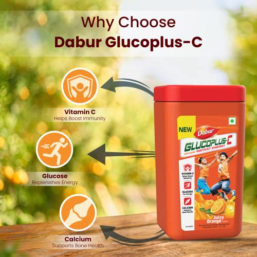 Dabur GlucoPlus-C Instant Energy Glucose