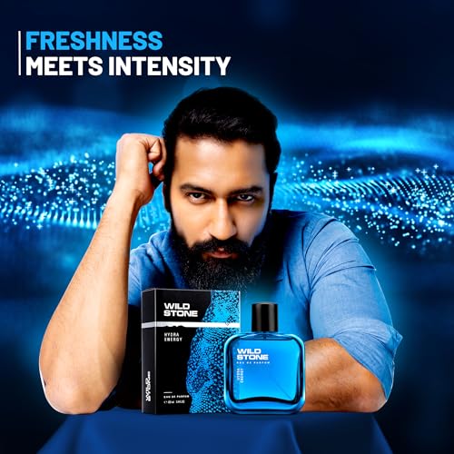 Wild Stone Hydra Energy Perfume for Men, 50ml (Pack of 1) - Image 3