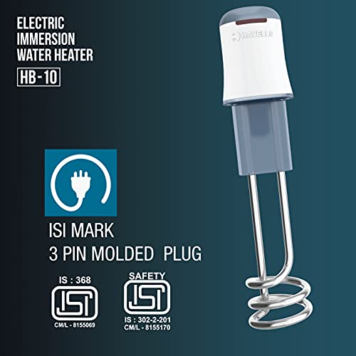 Havells Immersion HB10 1000 Watt (White Blue) - Image 6
