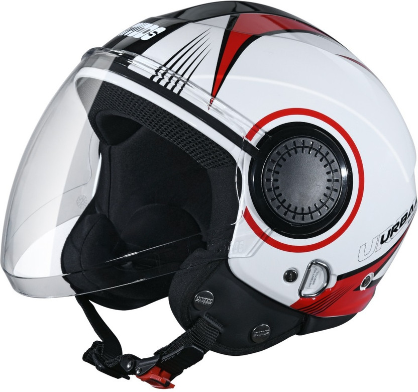 Steelbird SB-29 Case Motorbike Helmet (MAT RED WITH BLACK) - Image 6