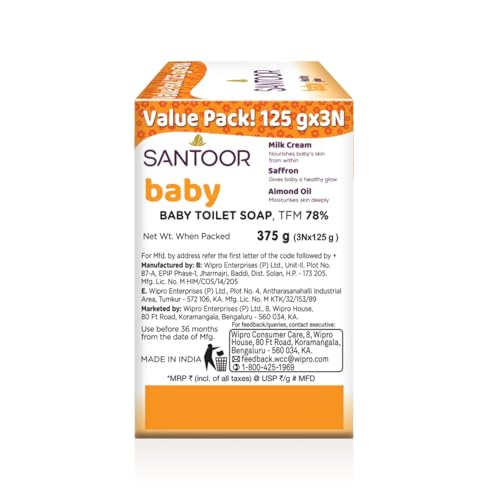 Santoor Baby Bathing Bar Soap
