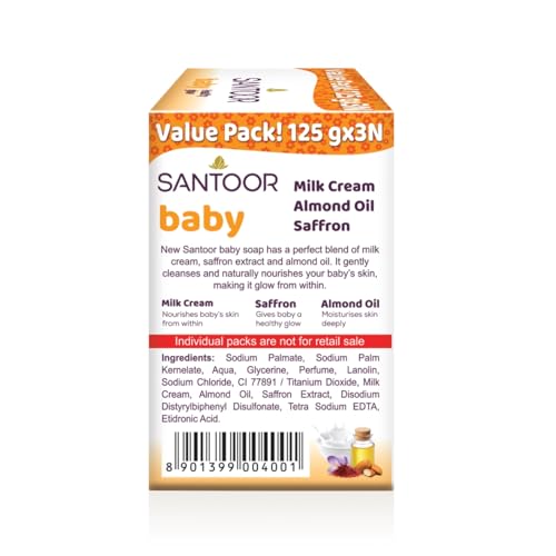 Santoor Baby Bathing Bar Soap