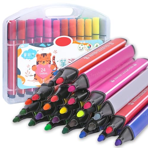 Toyshine 24 Pcs Washable Watercolor