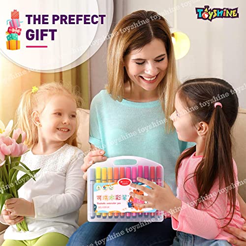 Toyshine 24 Pcs Washable Watercolor