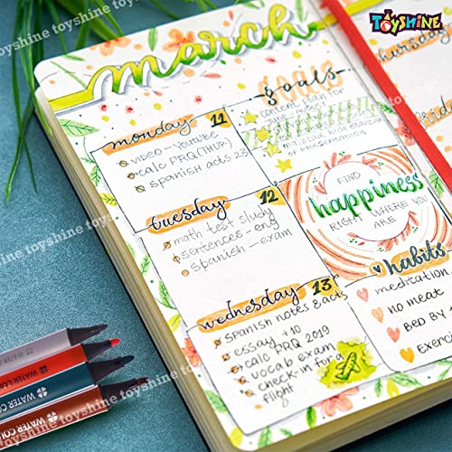 Toyshine 24 Pcs Washable Watercolor