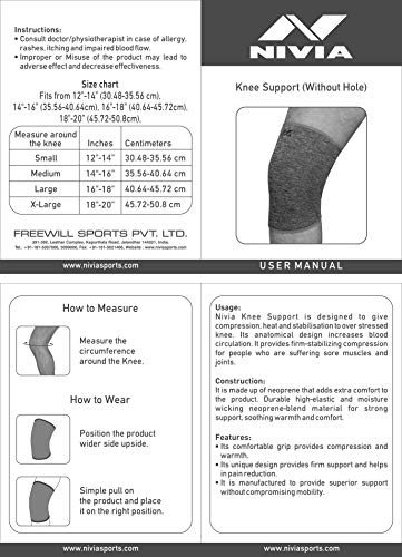 Nivia Orthopedic Knee Support,