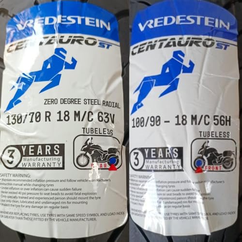 Motorcycle Tyre Combo Pack, 100/90-18
