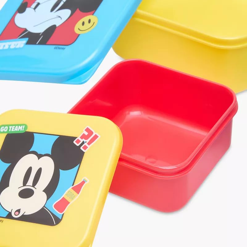 STRIDERS 3 PCS Nesting Snack Boxes Set MIICKEEY MOOUUSE Fun-Tastic - Image 3