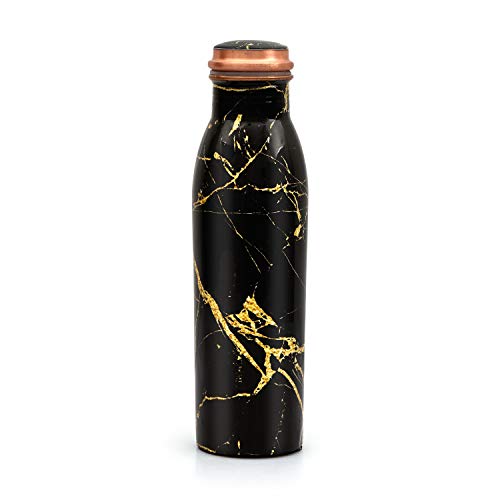 Cello Cop- Pura Good Earth Copper Bottle, 1000ml, Granite