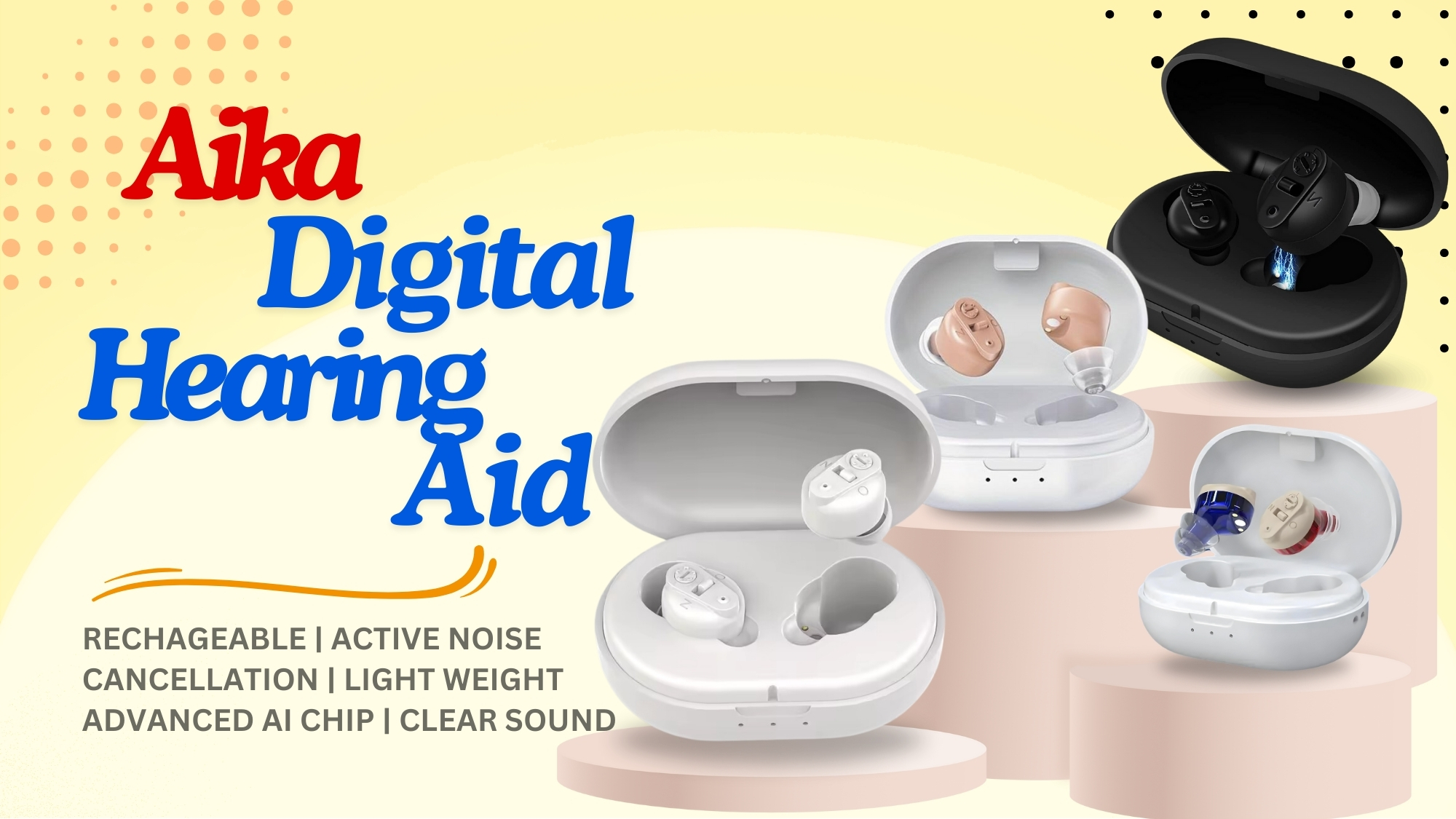 Aika AG-7901 Mini Rechargeable CIC